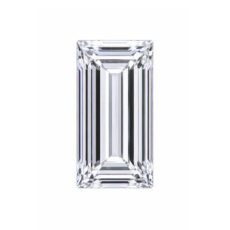 Baguette cut cubic zirconia