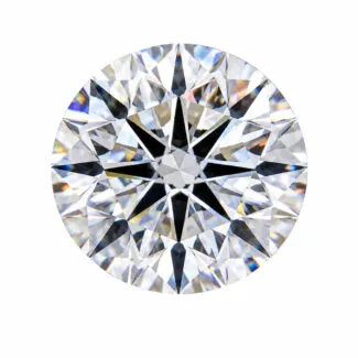 Round brilliant cut cubic zirconia