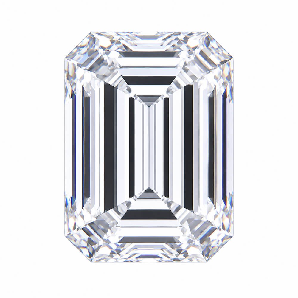 emerald cut cubic zirconia