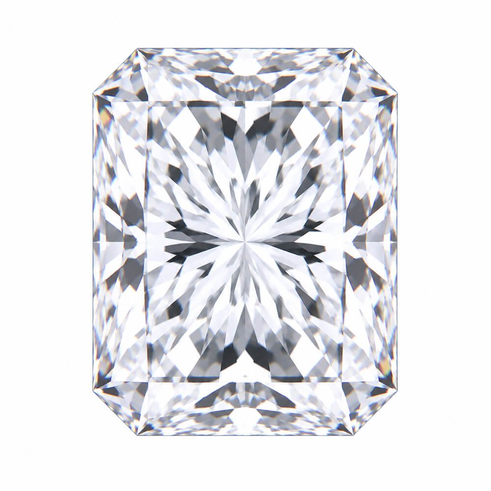 radiant cut cubic zirconia