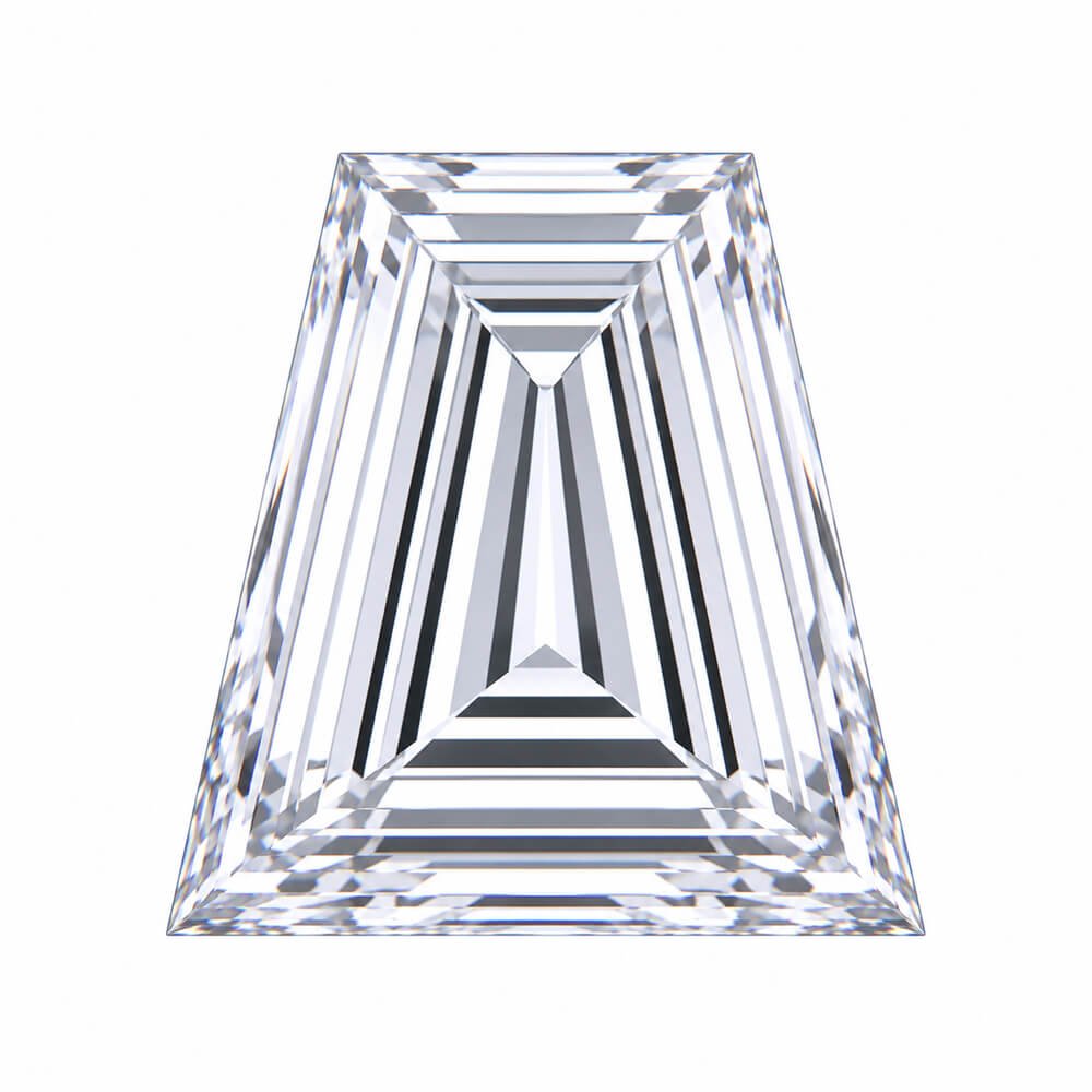 trapezoid cut cubic zirconia