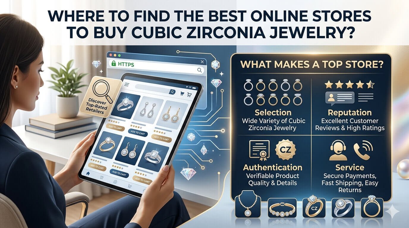 What are the best online stores to buy cubic zirconia jewelry