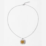 Square crushed ice cut yellow cubic zirconia pendant necklace 4 o 1hfgldvme18g19h7e9b1g6h1bjcp