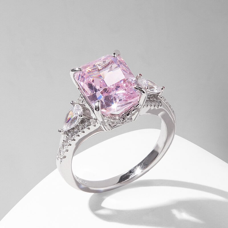 Elongated cushion crushed ice cut pink cubic zirconia engagement ring o 1hfgnp44123k1vfuv42uta1o38qh